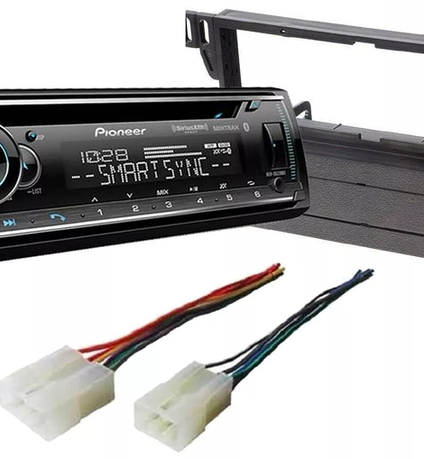 Pioneer DEH-S6220BS 1-DIN CD & Kit Fit 1986-06 Mazda Mitsubishi Chrysler Package