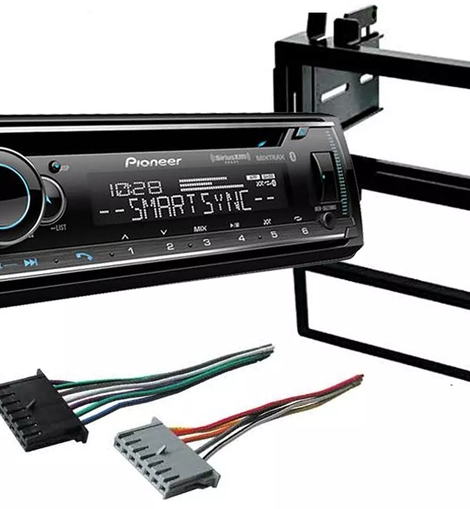 Pioneer DEH-S6220BS In-Dash CD/DM Bluetooth & Kit Fit 1993-02 select Jeep Vehicles