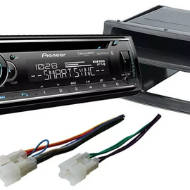 Pioneer DEH-S6220BS 1-DIN In-Dash CD/DM Bluetooth & Kit Fit 2003-2008 Toyota Corolla