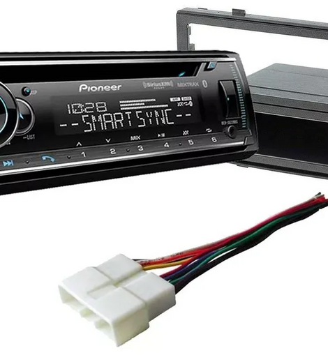 Pioneer DEH-S6220BS 1-DIN In-Dash CD/DM Bluetooth & Kit Fit 1997-1998 Ford F-150