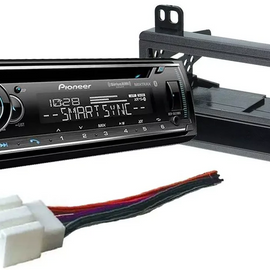 Pioneer DEH-S6220BS 1-DIN In-Dash CD/DM Bluetooth & Kit Fit 1998-2008 Ford E-350