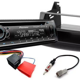 Pioneer DEH-S6220BS 1-DIN In-Dash CD/DM Bluetooth & Kit Fit 2009-2010 Hyundai Sonata