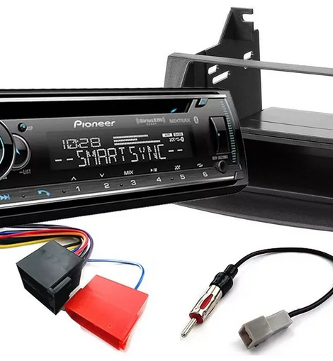 Pioneer DEH-S6220BS 1-DIN In-Dash CD/DM Bluetooth & Kit Fit 2009-2010 Hyundai Sonata