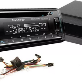 Pioneer DEH-S6220BS 1-DIN In-Dash CD/DM Bluetooth & Dash Kit Fits 2002 VW Golf