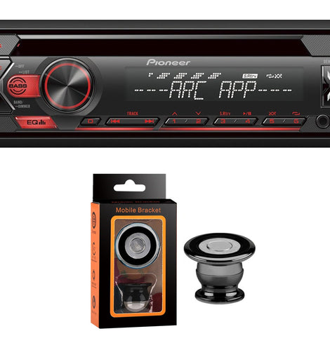 Pioneer DEH-S1200UB Single 1 DIN CD MP3 Player & magnetic phone holder