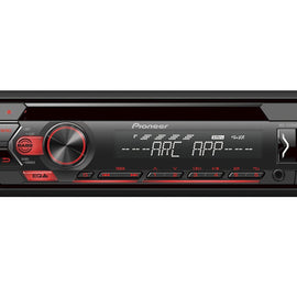 Pioneer DEH-S1200UB Single 1 DIN CD MP3 Player & magnetic phone holder
