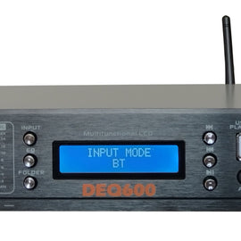 MR DJ DEQ600 PRO PA DJ 22 Band Stereo EQ Bluetooth USB AUX Input