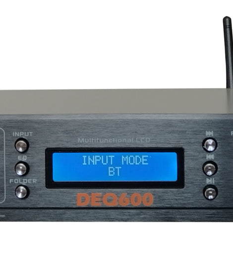 MR DJ DEQ600 PRO PA DJ 22 Band Stereo EQ Bluetooth USB AUX Input