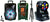 MR DJ DJ18BAT+ 18" Portable Bluetooth Speaker + Speaker Stand + 7-LED Moving Head DJ Light