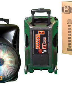 15" 2-way Powered Speaker with BLUETOOTH 3000 Watt Built-in Amplifier/USB Mp3