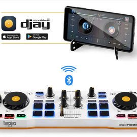 Hercules DJControl Mix Bluetooth Wireless Controller for Smartphones