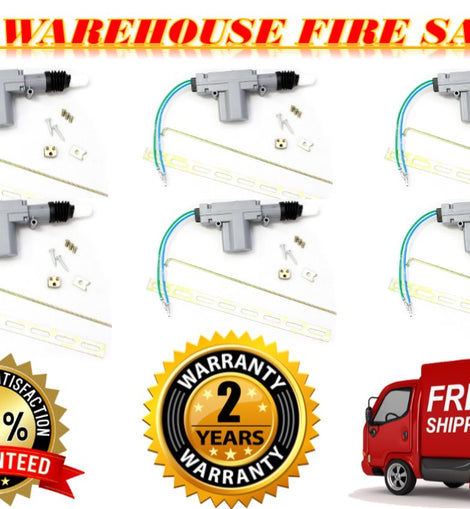 6 American Terminal Universal Power Door Lock 2 Wire Actuator Motor Kit ATDLA-6