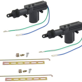 2PCS Absolute USA Universal 2 Wires 12V Car Auto Motor Heavy Duty Power Door Lock Actuator