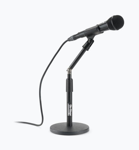 On-Stage DS8200 Adjustable Desktop Mic Stand with Rocker-Lug