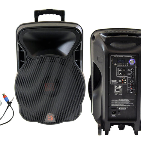 MR DJ DSP4000 PRO 4000W Bluetooth DSP FM Radio USB Portable PA DJ KARAOKE