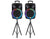 2 Pack MR DJ DSP4500PKG 15" Active DSP PA DJ Karaoke Speaker