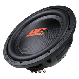 DC Sound DSW2500 12" Shallow-Mount Fiber Glass Subwoofer 2500W DVC 4-Ohm