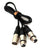MR DJ CXMDXF6 6FT Single XLR Male to Dual XLR Female Microphone Splitter Cable