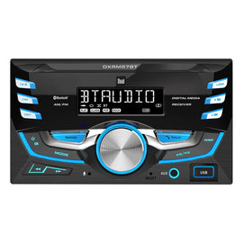 Dual XDM27BT Digital Media Receiver + 2 Soundstream PS-65 6.5" 4-Way Car Speakers Package