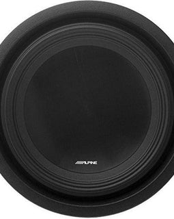 Alpine SWT-10S2 1000W Peak 10" SWT Series Single 2-ohm Shallow Mount Subwoofer