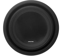 Alpine SWT-10S2 1000W Peak 10" SWT Series Single 2-ohm Shallow Mount Subwoofer