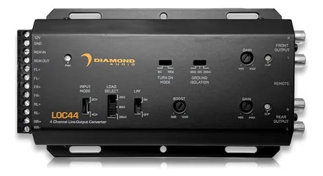 Diamond Audio LOC44 LOC Series 4-Channel Line-Output Converter (4 IN/4 OUT)