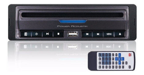 Power Acoustik PADVD-390 In-Dash Single DIN Car DVD Player w/ USB Playback