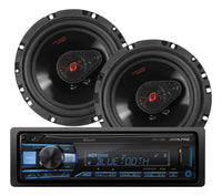 ALPINE UTE-73BT Bluetooth MP3 USB + Cerwin Vega H7653 6.5" 340W Coaxial Speaker