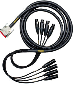 Mogami GOLD AES TD DB25 XLR-35 8-channel Digital Interface Cable - 35 foot