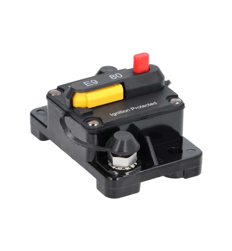 Install Bay EL-CB80MR Circuit Breaker Manual Reset w/LED 80 AMP