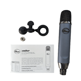 Blue Microphones Ember Small-diaphragm Condenser Microphone Small-diaphragm Cardioid Condenser Microphone with 40Hz-20kHz Frequency Response