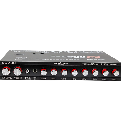 Cerwin Vega EQ780 7-Band Parametric EQ with Auxiliary Input
