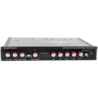 Cerwin Vega EQP850 5 Band Pre-Amp Equalizer with Bass Processor
