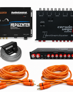 Audio Control The Epicenter & Cerwin-Vega EQ-770 & 2 12' Copper Rca Cable