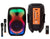 MR DJ FLAME3500LED Pro Portable 15" Full-Range Powered/Active DJ PA Multipurpose Live Sound 2 Way Loudspeaker