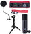 Focusrite Scarlett Solo Studio USB Audio Interface System + Desktop Tripod Mic Stand Package