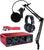 Focusrite Scarlett Solo Studio USB Audio Interface + Microphone + Headphones + XLR Cable + Stand + Shock Mount + Pop Filter