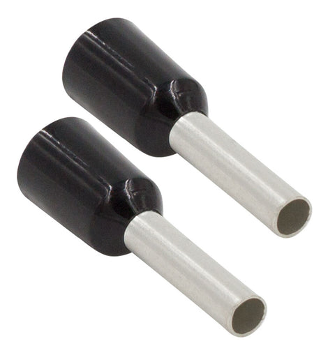 Install Bay FVWT16 Black 16 GA Ferrules - Package of 100