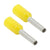 Install Bay FVYL18 Yellow 18 GA Ferrules - Package of 100