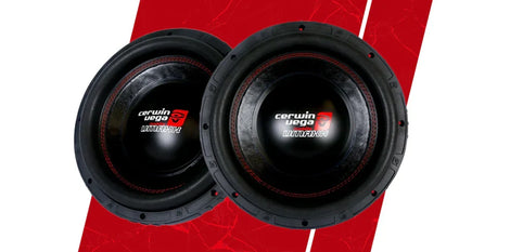 2 Cerwin Vega VMAX8D4 1000W 8” VMAXX Series Dual 4-ohm Subwoofer