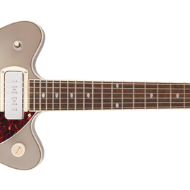 Gretsch G2655T-P90 Streamliner™ Center Block Jr. Double-Cut P90 with Bigsby®, Laurel Fingerboard, Two-Tone Sahara Metallic and Vintage Mahogany Stain