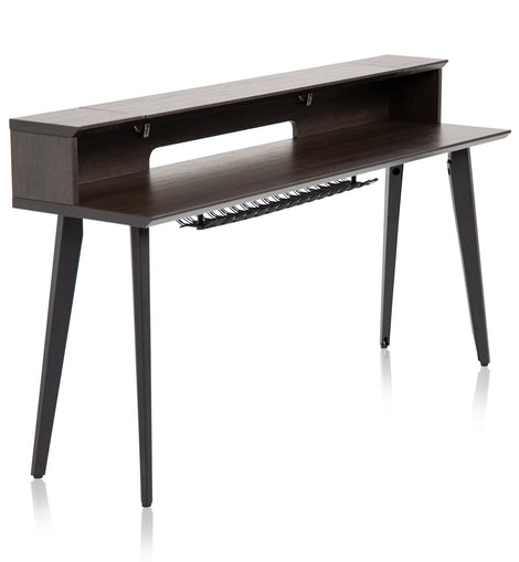 Gator Frameworks GFW-ELITEKEYTBL88-BRN Elite Furniture Series 88-Note Keyboard Table in Dark Walnut Finish