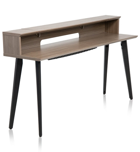 Gator Frameworks GFW-ELITEKEYTBL88-GRY Elite Furniture Series 88-Note Keyboard Table in Driftwood Grey Finish