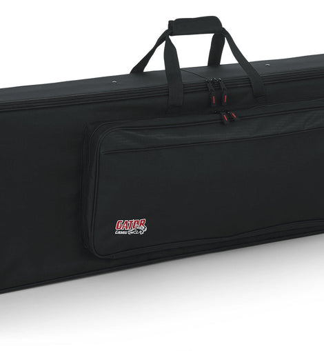Gator Cases GK-88 SLXL Rigid Lightweight Case w/ Wheels for Slim, Extra long 88-Note Keyboards