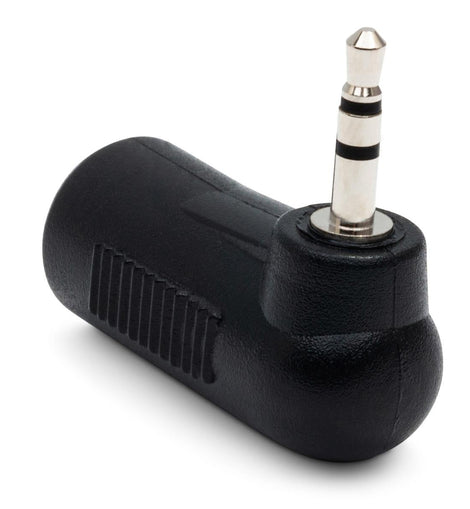 Hosa GMP-467 3.5mm TRS Female to 2.5mm TRS Male Right-angle Adapter