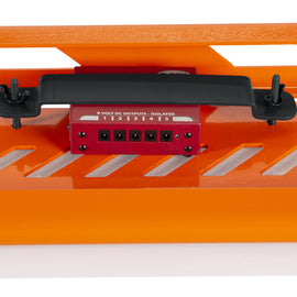 Gator Cases GPB-LAK-OR Orange Aluminum Pedal Board - Small w/ Carry Bag