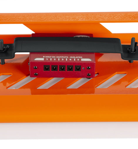 Gator Cases GPB-LAK-OR Orange Aluminum Pedal Board - Small w/ Carry Bag
