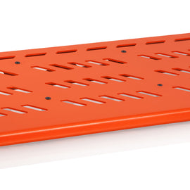 Gator Cases GPB-XBAK-OR Orange Aluminum Pedal Board - XL w/ Carry Bag