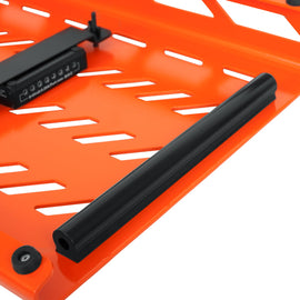 Gator Cases GPB-XBAK-OR Orange Aluminum Pedal Board - XL w/ Carry Bag