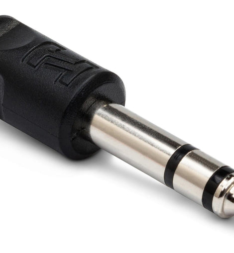 Hosa GPM-103 1/4 inch TRS Male to 3.5mm TRS Female Stereo Headphone Adapter 